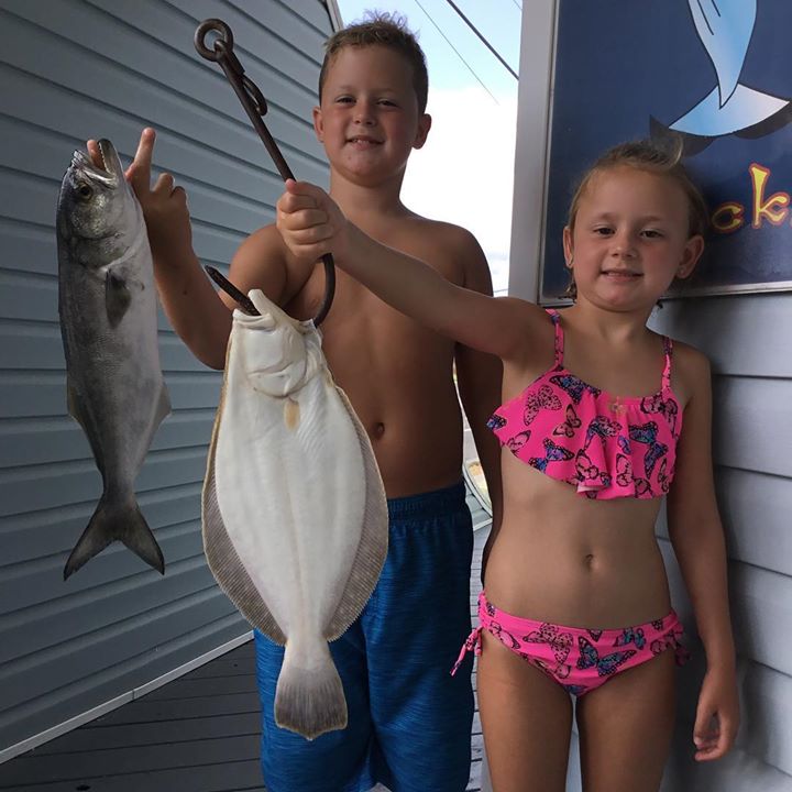 Kid's blue &amp; fluke