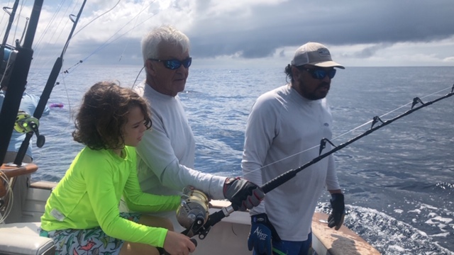 Sheldon fighting marlin